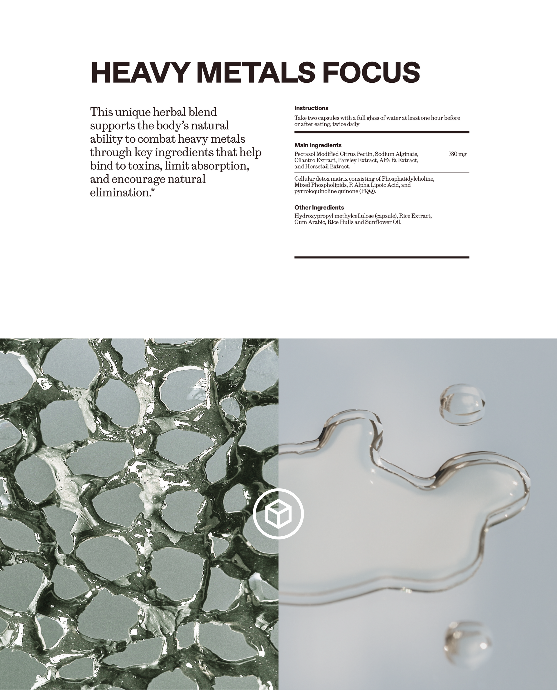 Heavy Metals Focus Bundle: Remover + Binder + Heavy Metal Focus